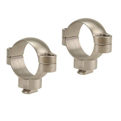 Leupold Dual Dovetail 1" Scope Rings Medium Silver 52323