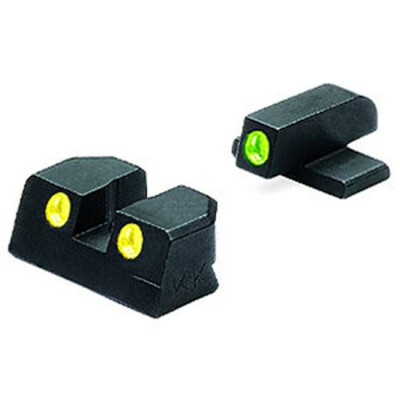 Meprolight Tru-Dot Sig P-series 9mm and .357Sig Yellow Green Night Sight Set 10110Y