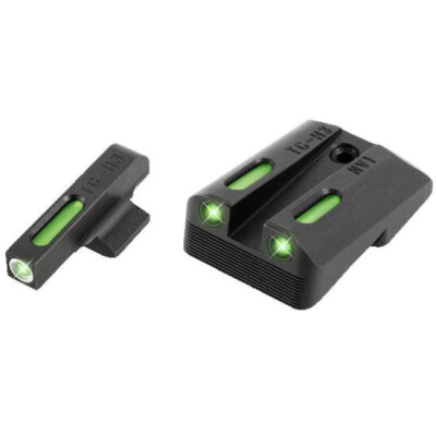 TRUGLO Brite-Site TFX Night Sight Set Novak .260/.500 Green / Green TG13NV3A
