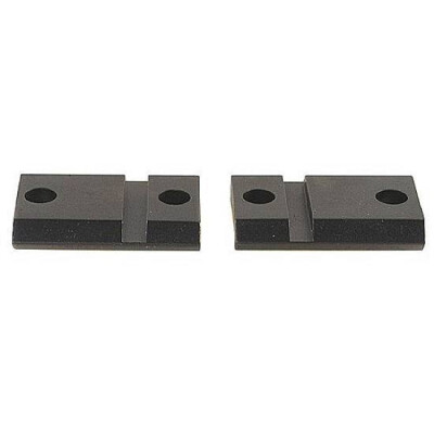 Warne Maxima Two Piece Weaver Base For Ruger American Steel Matte Black M902/902M
