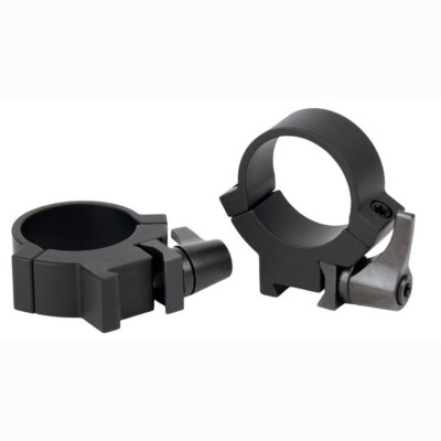 Warne 7.3/22 Quick Detach 1 " Scope Rings Medium Matte Black 721LM