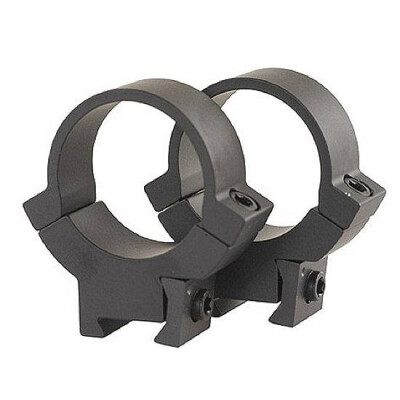 Warne 7.3/22 Rimfire Fixed 1" Medium Scope Rings Matte Black 721M