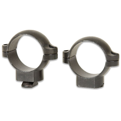 Leupold 1" STD Scope Rings, Medium Height, Matte Black Steel