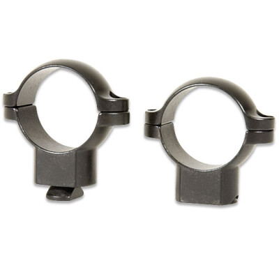 Leupold 1" STD Scope Rings, High Height, Matte Black Steel