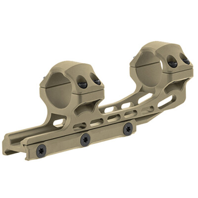Leapers UTG ACCU-SYNC 1" High Profile 50mm Offset Picatinny Rings, FDE