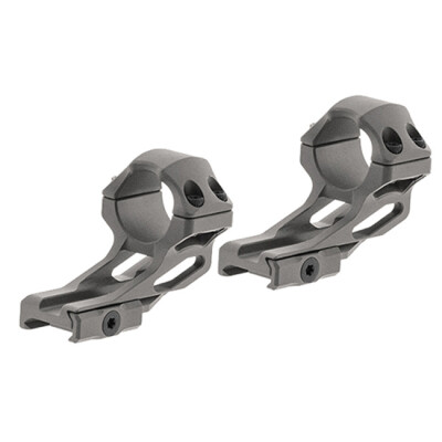 Leapers UTG ACCU-SYNC 1" High Profile 37mm Offset Pic. Rings, Gun Metal
