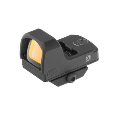 Leapers UTG OP3 Micro Red 4 MOA Single Dot Reflex Sight Side Loading Battery Sensor Tray Adaptive Base OP-RDM20CTS