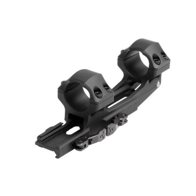 Leapers UTG ACCU-SYNC 1" QR Cantilever Mount Medium Profile 50mm Offset Black