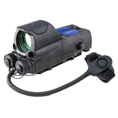 Meprolight MOR Pro Multi-Purpose Reflex Sight 2.2 MOA Red Bullseye with IR and Red Visible Laser Self Illuminated