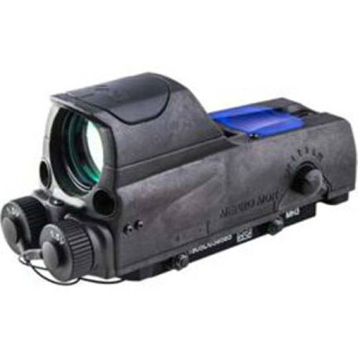 Meprolight MOR Pro Multi-Purpose Reflex Sight 2.2 MOA Green Bullseye with IR and Green Visible Laser Self Illuminated