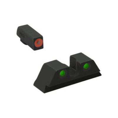 Meprolight Hyper-Bright Tritium Day and Night Sight Front Orange Ring/Rear Green for Kimber 1911