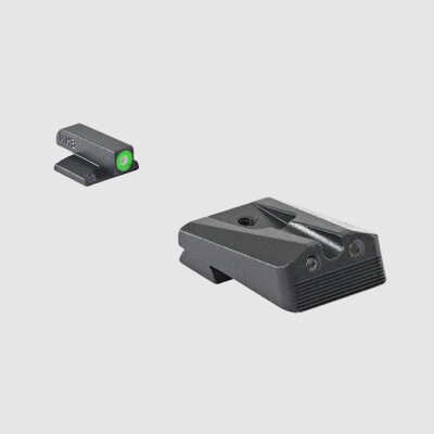 Meprolight Hyper-Bright Day and Night Tritium Wedge Sights Green Ring Front/Green Rear for Kimber 1911