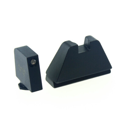 Ameriglo 5XL Tall Sight Set for Glock Green Tritium Front Dot with Black Outline and Flat Black Rear