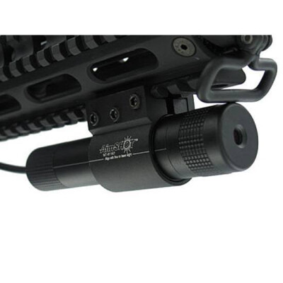 AimSHOT 5mW Green Laser Sight Rail Mounted