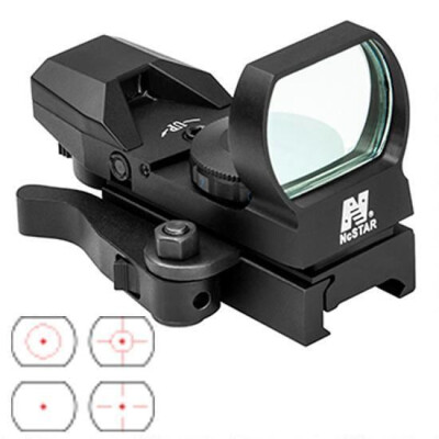 NcSTAR, Red Four Reticle Reflex Optic, QR Mount