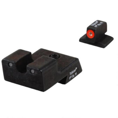 Trijicon 1911 Novak Low Mount Dovetail HD Night Sight Set Tritium Orange CA128O