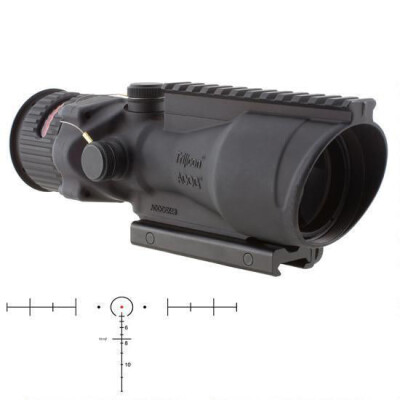 Trijicon ACOG 6x48 Scope Illuminated Red Horseshoe .308 Ballistic Reticle Black TA648-308H