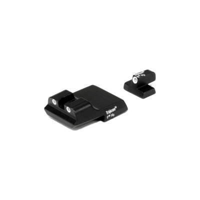 Trijicon Bright & Tough Night Sight Set S&W 1911 Green Tritium Steel Black SA36