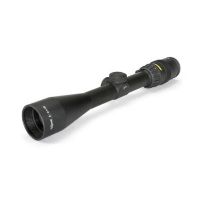 Trijicon AccuPoint 3-9x40 Riflescope with BAC, Amber Triangle Post Reticle, 1" Tube