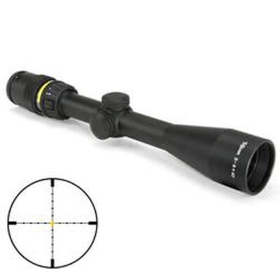 Trijicon AccuPoint 3-9x40 Riflescope MIL-Dot Crosshair, Amber Dot, 1" Tube TR20-2