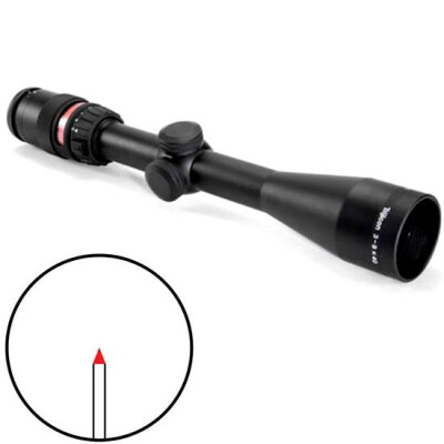 Trijicon AccuPoint 3-9x40 Riflescope with BAC, Red Triangle Post Reticle, 1" Tube TR20R