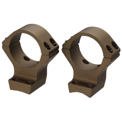 Browning X-Bolt Scope Rings 30mm Low Profile X-Lock Burnt Bronze Cerakote