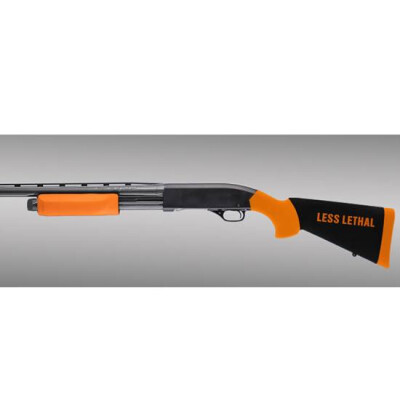 Hogue, Remington 870 OverMold Stock and Forend Kit, Less Than Lethal Orange