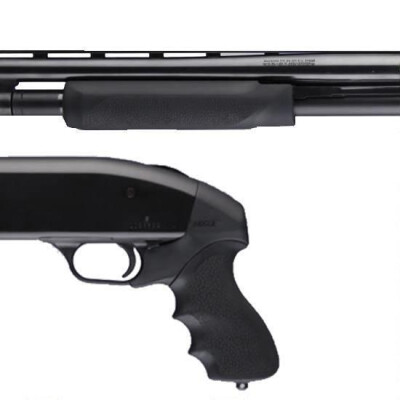 Mossberg 500 12 Gauge OverMolded Tamer Shotgun Pistol Grip/Forend Matte Black