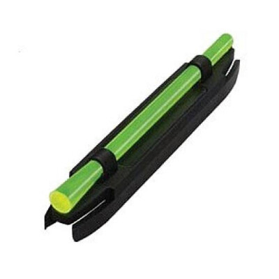 HiViz Front Sight Shotgun Magnetic Green Fiber Steel Black S200G