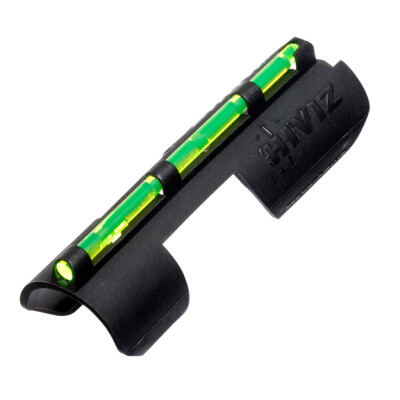 HiViz Snap On Tactical Style Shotgun Front Sight Fiber Optic Polymer Black MPB-TAC