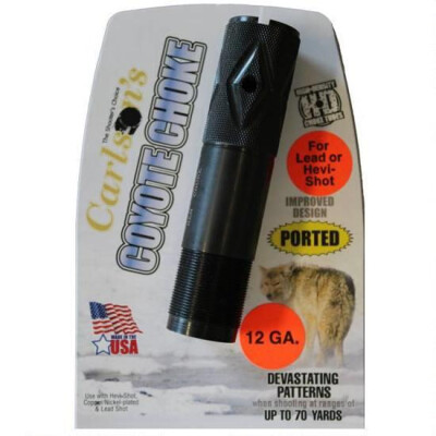 Carlson's Remington 12 Gauge Ported Coyote Choke Tube Stainless Steel