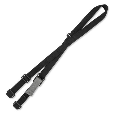 Blue Force Gear, Vickers Combat Applications Sling Molded Acetal Adjuster/ Hardware, Nylon, Black VCAS-125-OA-BK