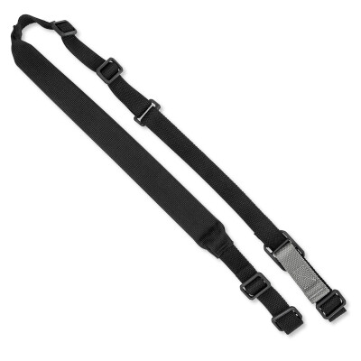 Blue Force Gear, Padded Vickers Combat Applications Sling Molded Acetal Adjuster/ Hardware, Nylon, Black VCAS-200-OA-BK