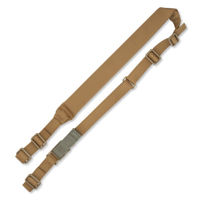 Blue Force Gear Padded Vickers Combat Applications Sling Molded Acetal Adjuster/ Hardware Nylon Tan VCAS-200-OA-CB