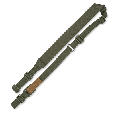Blue Force Gear Padded Vickers Combat Applications Sling Molded Acetal Adjuster/ Hardware, Nylon, Olive Drab