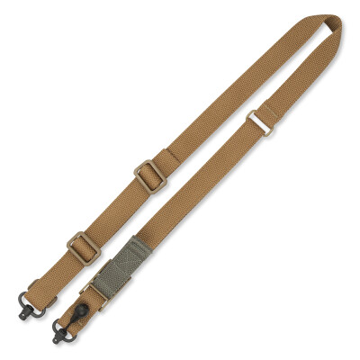 Blue Force Gear Vickers 2 to 1 Sling Red Swivel Acetal Adjuster and Hardware, Nylon, Tan VCAS-2TO1-RED-125-CB