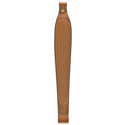 Butler Creek Cobra Rifle Sling 36" Basket Weave Leather Brown 2641-2