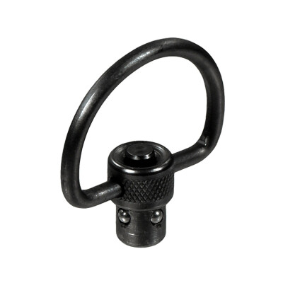 Leapers UTG Push Button QD Sling Swivel, 1.25" C-Shape Loop