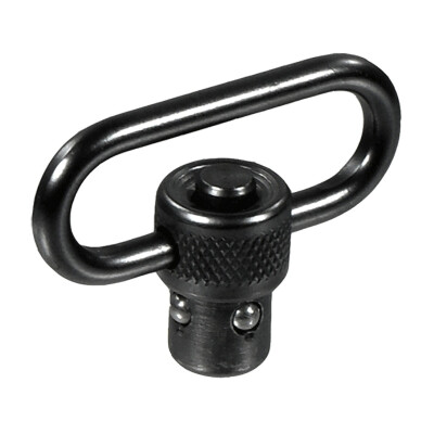 Leapers UTG Standard Duty Push Button QD Sling Swivel 1.25" Loop Steel