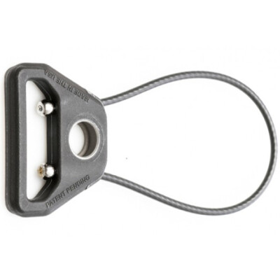 Blue Force Gear Molded UWL 2.75" Wire Length - Black Nylon Hardware with Push Button QD Socket and 1.25" Webbing Slot Black UWL-PB-P-275-BK