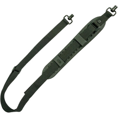 The Outdoor Connection Super Grip Sling with Push Button QD Swivels Black