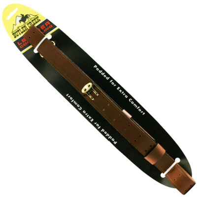 Uncle Mike's Military Sling 1.25" Leather Plain