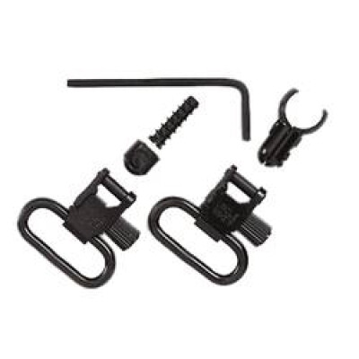 Uncle Mike's Quick Detach Magnum Band .22 Rimfire Sling Swivels 1" Swivel Steel Black