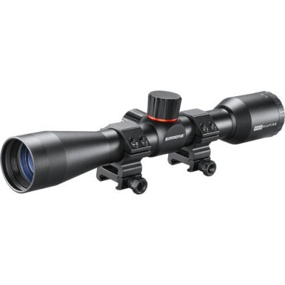 Simmons Pro RImfire 4x32mm Rifle Scope 1" With Rings Black