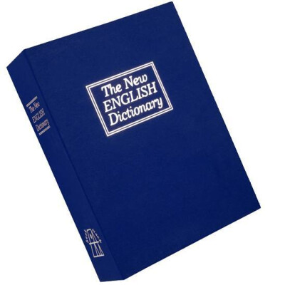 Bulldog Cases Deluxe English Dictionary Diversion Book Safe BLUE BD1180
