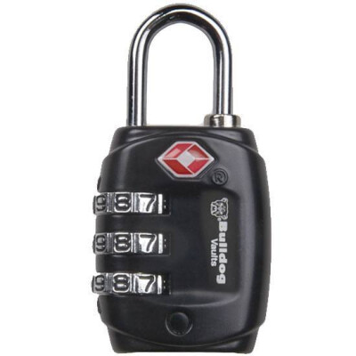 Bulldog Cases TSA Lock with Steel Shackle Black BD8020