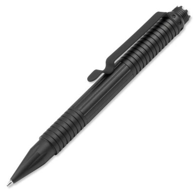 Personal Security Products Tactical Pen, 6", Aluminum, Black