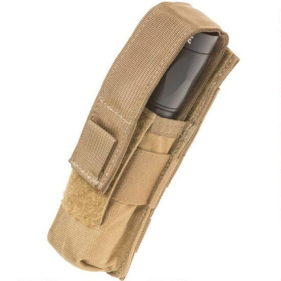 Tac Shield Suppressor/Flashlight MOLLE Pouch Coyote