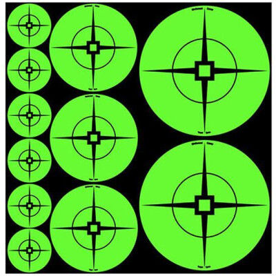 Birchwood Casey Green Target Spots Assorted Spots 1", 2" & 3"