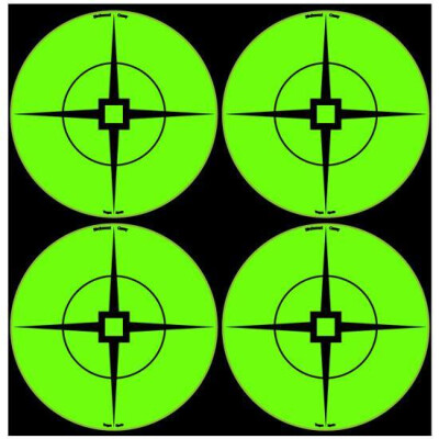 Birchwood Casey Self Adhesive 3" Target Spots Atomic Green 40 Pack 33933